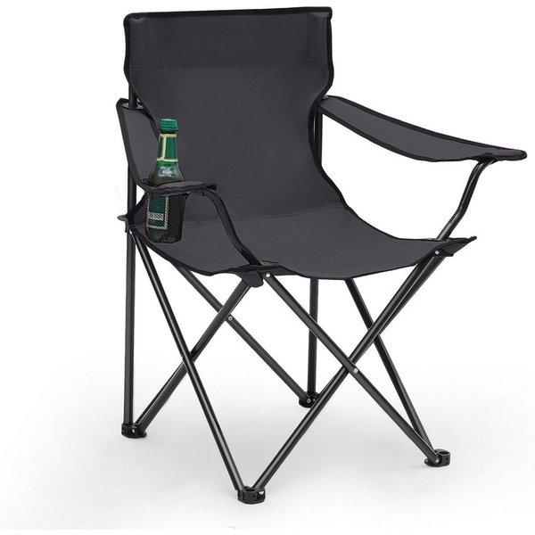 SUNULA Campingstuhl Faltbar Anglerstuhl Ultraleicht Faltstuhl Camping Klappstuhl (1 St), mit Getränkehalter, mit Tragetasche, bis max. 100 kg