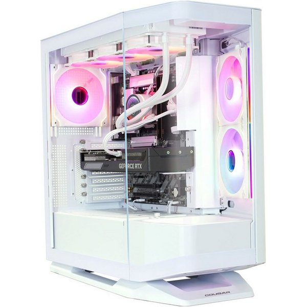 Cougar FV270 WT 7500 Intel Core Ultra 7 265KF RTX 5070Ti 32GB DDR5 1TB SSD Gaming-PC (Intel Core Ultra 7 265KF, RTX 5070Ti, 32 GB RAM, 1000 GB SSD, Wasserkühlun