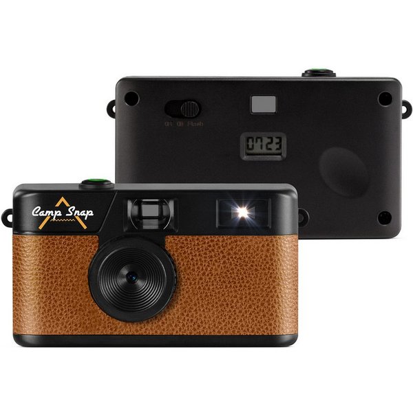 Camp Snap CS-V105 Retro-Digitalkamera im Vintage-Look, ohne Display, Kompaktkamera (8 MP, inkl. Kamera inkl. USB-C-Kabel, Bedienungsanleitung, Verpackung, 8 MP,