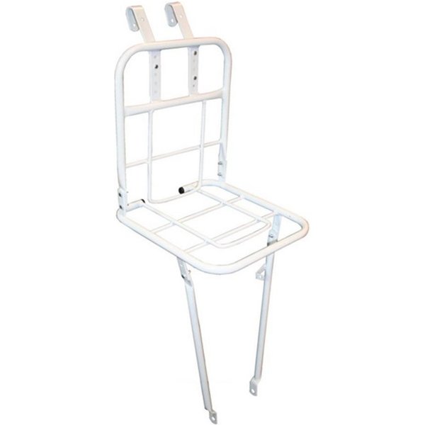 Lastpak Fahrrad-Gepäckträger Vorderrrad Gepäckträger Transportgepäckträger 31 295 33 cm stahl weiß