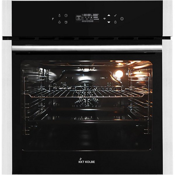 KKT KOLBE Einbaubackofen Backofen Elektroherd EB8313HC, mit Teleskopauszug, DampfClean, 60 cm / Kochmulde / Einbauherd / Heißluft / Grill-/Brat-System / WIFI