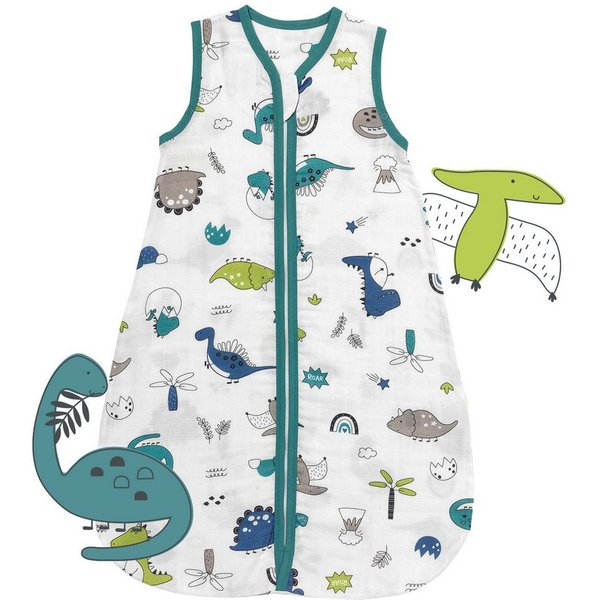 Schlummersack Kinderschlafsack Musselin Babyschlafsack, 0.5 Tog
