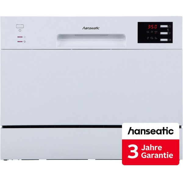 Hanseatic Standgeschirrspüler HG5544D63602EW, inkl. 3 Jahre Herstellergarantie