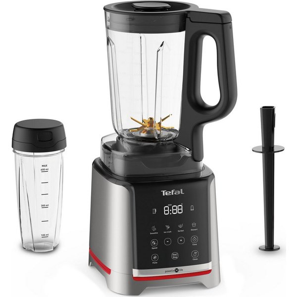 Tefal Standmixer BL91HD Infiny Mix+ Highspeed, 1600 W, 5 automatische Programme, Klingen mit Titanbeschichtung