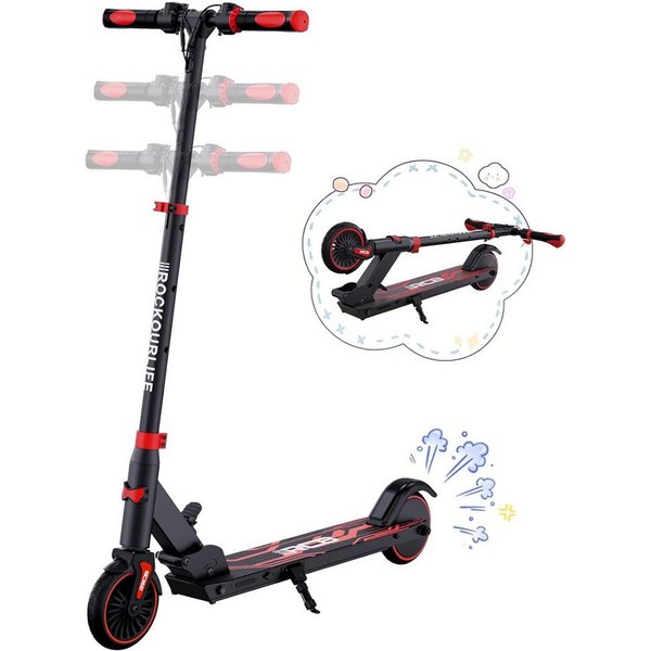 Athlix E-Scooter Elektroroller für Kinder ab 6 Jahren, 20km/h R15 E-Scooter, 20km/h schnell, 12–16 km Reichweite, für 115–165 cm Körpergröße