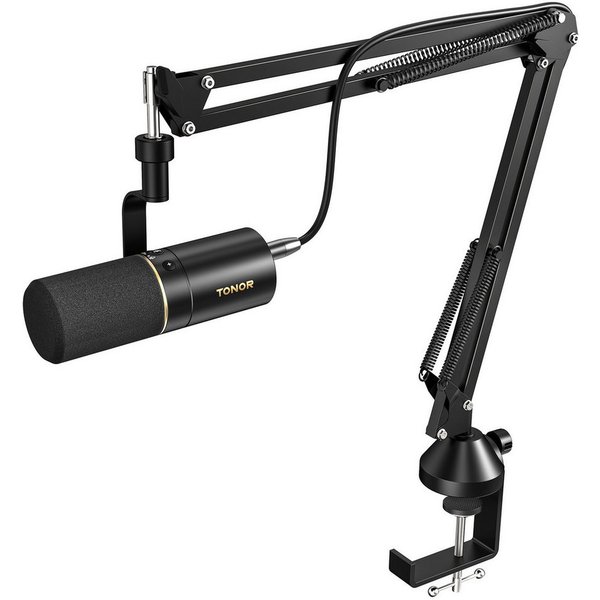 TONOR Mikrofon Dynamisches Microphone mit XLR/USB Kabel, Vocal Mic Gesangsmikrofon.