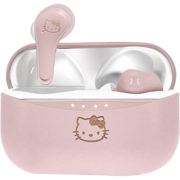 OTL Technologies Hello Kitty Wireless Bluetooth Kopfhörer für Kinder, mit Ladegehäuse Kinder-Kopfhörer (Nein, Bluetooth, USB-C)