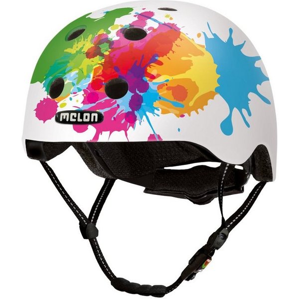 Melon Fahrradhelm Coloursplash (matte), super leicht, Magnetverschluss, größenverstellbar, mehr als 50 Designs