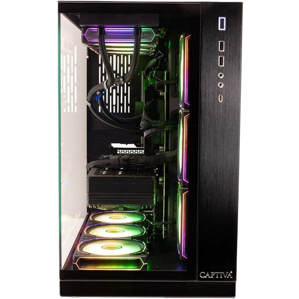 CAPTIVA Advanced Gaming I93-200 Gaming-PC (Intel® Core i9 14900KF, GeForce® RTX™ 5060 Ti, 16 GB RAM, 1000 GB SSD, Wasserkühlung)
