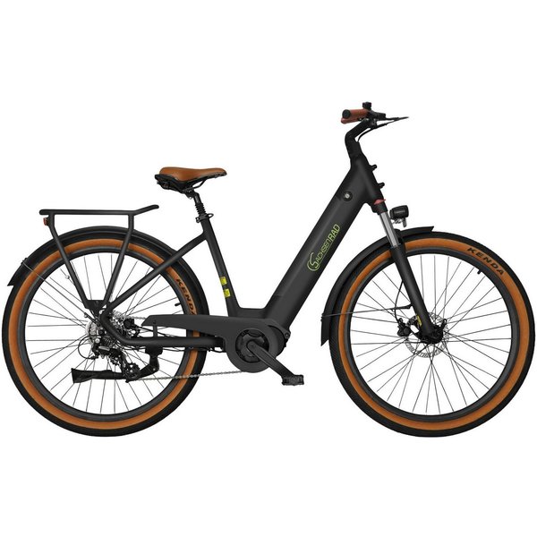 SachsenRAD E-Bike Cityrad C5 mit Diebstahlsicherung, 7 Gang Shimano 7SP TOURNEY TY300 Schaltwerk, Kettenschaltung, Mittelmotor, 470 Wh, (Tiefeinsteiger), TFT Fa