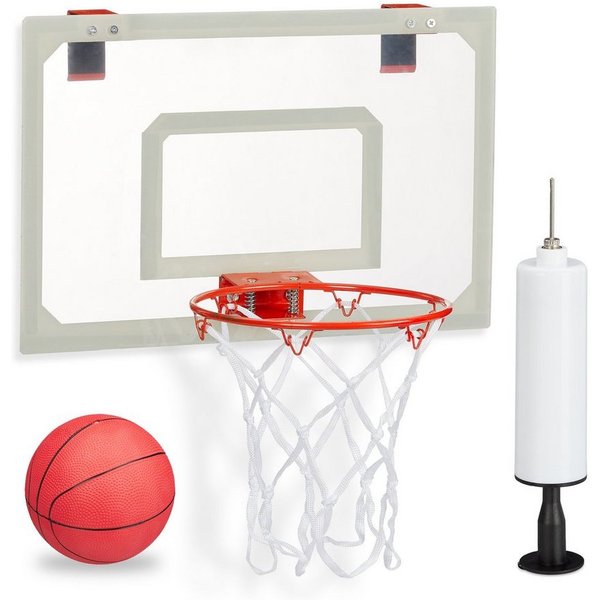 relaxdays Basketballkorb fürs Zimmer (3-St)
