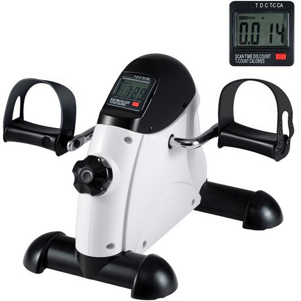 COSTWAY Mini-Stepper mit LCD-Bildschirmanzeige für Arm- & Beintraining