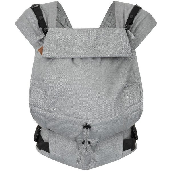 Hoppediz Babytrage Primeo, ab Geburt (2,5 kg) Bauchtrage & Rückentrage aus 100 % Bio-Baumwolle