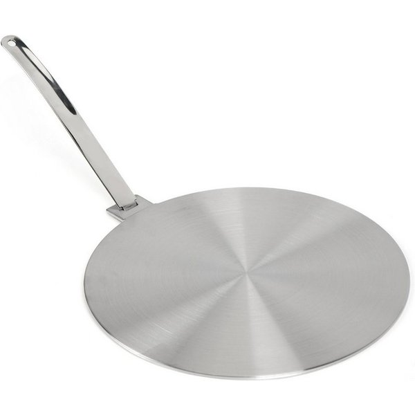 OSTWOLKE Kochfeld-Adapter Universal Adapterplatte 24cm/28cm für Induktions-Kochfelder, mit abnehmbarem Griff