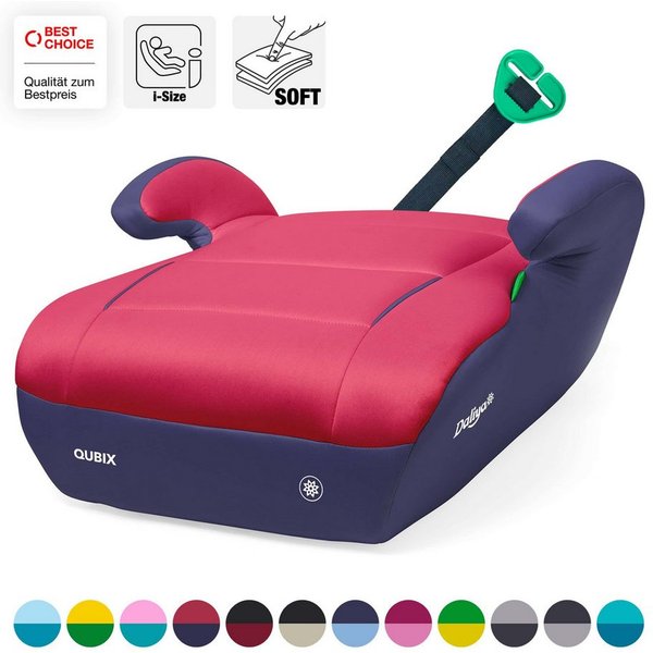 Daliya® Kindersitzerhöhung QUBIX I-Size Sitzerhöhung, Kindersitzerhöhung, Kindersitz, ab: ab 6 Jahre oder 125cm Körpergröße, bis: bis 12 Jahre oder 150cm Körper
