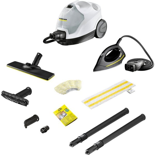 KÄRCHER Dampfreiniger SC 4 EASYFIX IRON, 2000 W, mit Bodendüse EasyFix und Dampfdruck-Bügeleisen