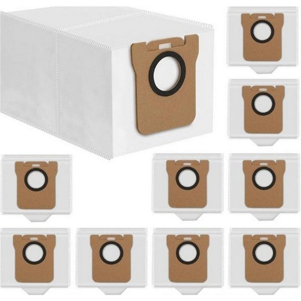 VERCO Staubsaugerbeutel Staubbeutel für Dreame D10 Plus, passend für Für Dreame, 10 St., Ersatz Staub Beutel für die Absaug Basis Station