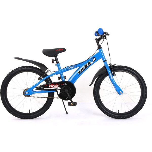 T&Y Trade Kinderfahrrad 20 Zoll Kinder Jungen BMX Fahrrad Kinderfahrrad Rad Bike VIPER BLAU, 1 Gang, Seitenständer, Schutzbleche