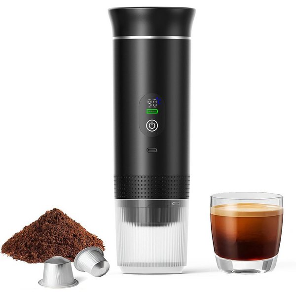 TUWENA Espressomaschine, Espressomaschine, 80ml Beheizte Kaffeemaschine für Büro, Reisen, Haus