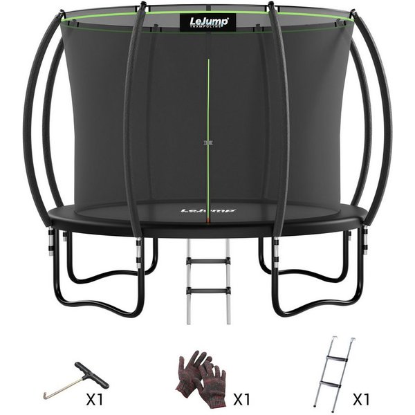 LeJump Gartentrampolin LeJump 305/366 cm Outdoor Trampolin für Kinder und Erwachsene, Ø 305 cm
