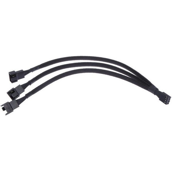 Bolwins H78 4pin PWM Kabel Adapter Lüfter Verteiler Splitter 1:3 für PC Laptop Computer-Kabel, 4-Pin PWM Stecker, 4-Pin PWM Buchse + 2× 3-Pin Lüfter Buchse (27 