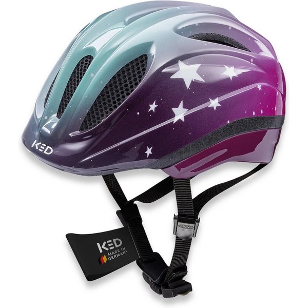 KED Fahrradhelm Meggy II Trend Kinderhelm, LED Rücklicht, MaxShell Technologie Und Präzise Größenverstellung