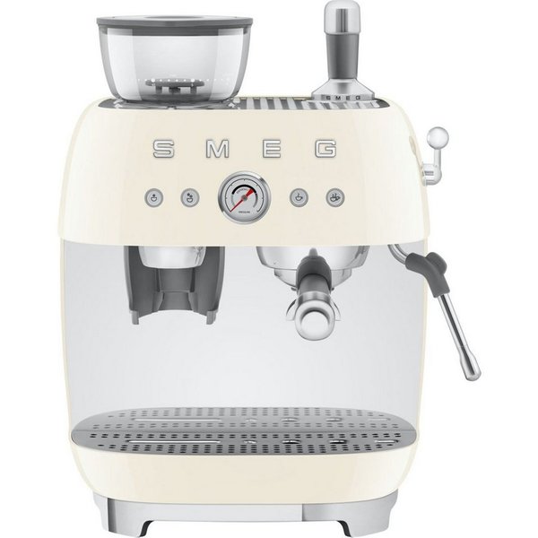 Smeg Espressomaschine EGF03CREU, mit integrierter Kaffeemühle