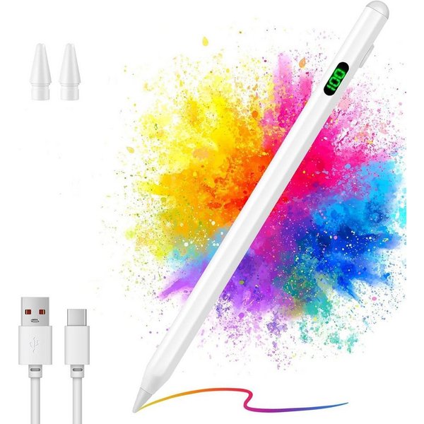 Forrlite Eingabestift Stylus Pen für Touchscreen, Aktiver Universal Stylus Stift (Kompatibel mit iPad/iPhone/Samsung & Anderen iOS/Android Smartphone Tablet Ger