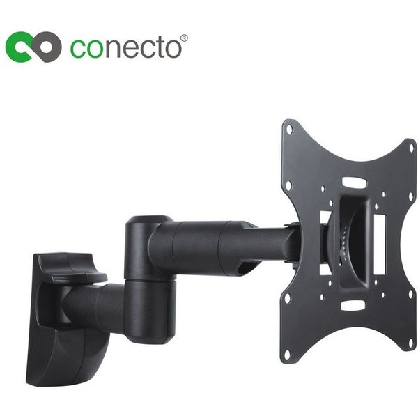 conecto TV-Wandhalterung TV Wandhalter für LCD LED Fernseher & Monitor, (bis 42 Zoll, schwenkbar, neigbar, ausziehbar)
