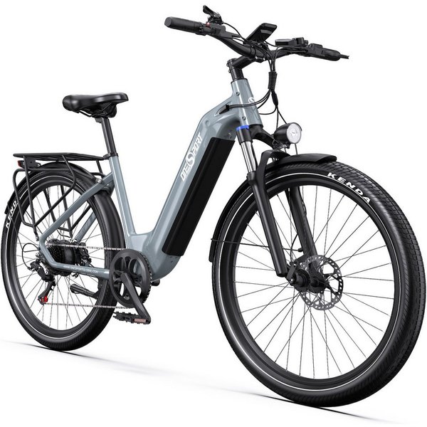 Onesport E-Bike Cityrad e bike für herren 28 zoll 18.2AH 36V 655WH damen 120km E-MBT, 7 Gang SHIMANO, Heckmotor, 655,2 Wh, e bike für damen herren 28 zoll Cityr