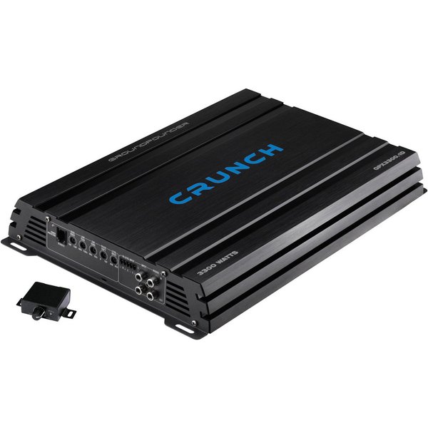Crunch GPX3300.1D Class D Digital Mono Verstärker Endstufe Monoblock Endverstärker (Anzahl Kanäle: 1)