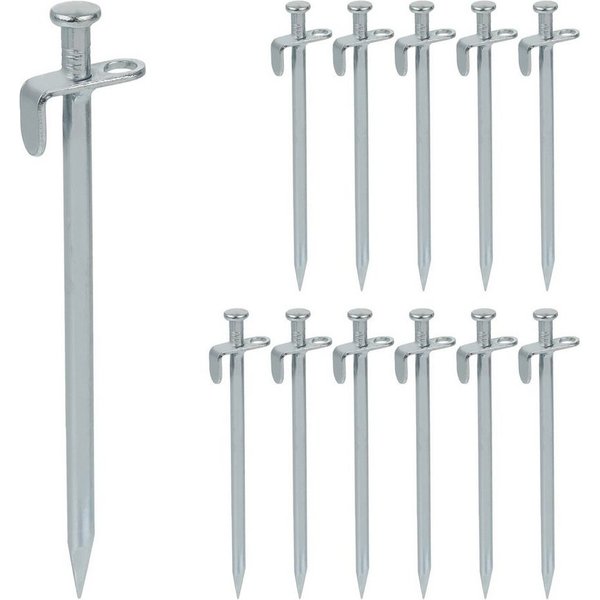 relaxdays Zelthering Felsbodenheringe 12er Set, (12-St)