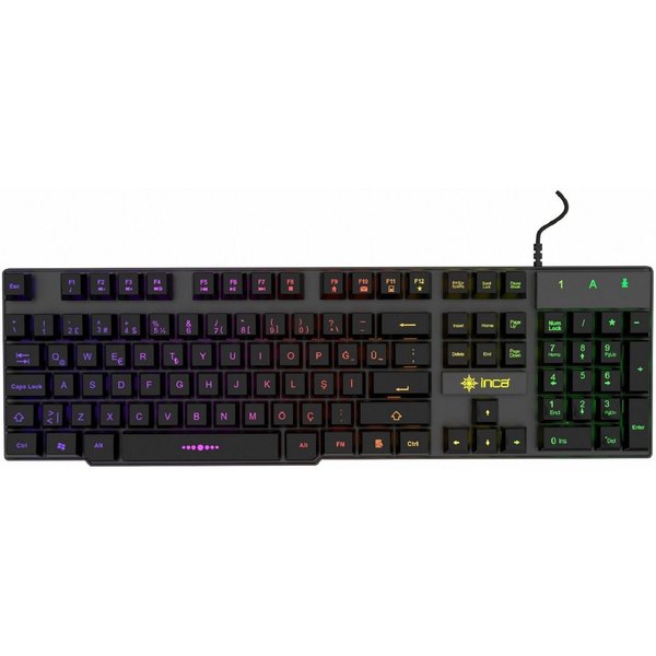 INCA Gaming Deluxe IKG-446: Tastatur LED-Hintergrundbeleuchtung Gaming-Tastatur