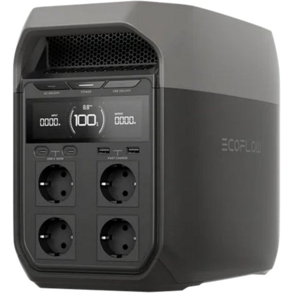 Ecoflow Delta 3 Tragbare Powerstation 1024 Wh Powerstation (1 St), Solargenerator für Camping & Zuhause