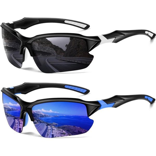 LuxusKollektion Fahrradbrille Sonnenbrille polarisiert UV400 Sport Fahrrad unisex, (1-St)