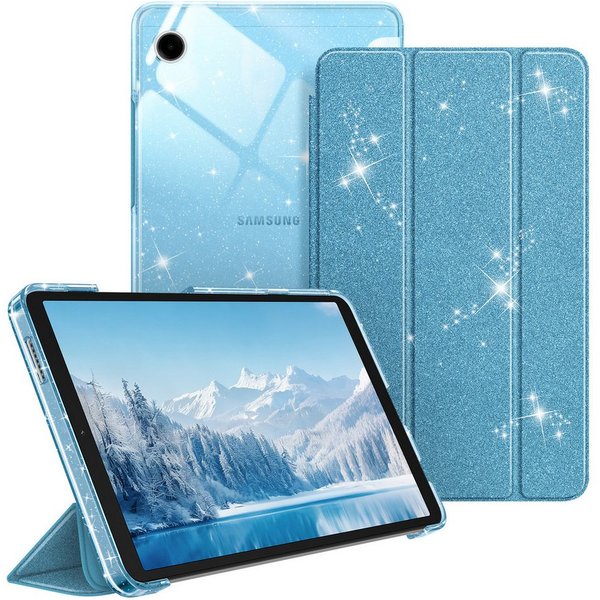 Fintie Tablet-Hülle für Samsung Galaxy Tab A11 8,7" 2025/ Tab A9 8.7 Zoll Tablet, Ultra Dünn Schutzhülle mit Transparenter Rückseite