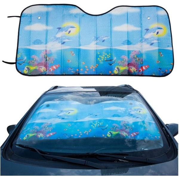 MORRENT Autosonnenschutz Frontscheibenabdeckung UV Sonnenschutz Windschutzscheibenabdeckung