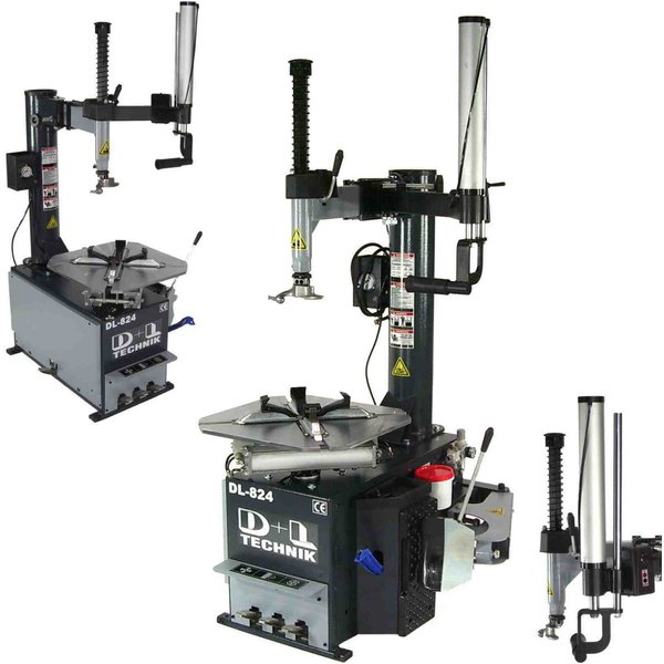 Apex Reifenmontagemaschine Reifenmontiermaschine 24" inkl. Hilfsmontagearm KFZ 06304 + 06307, 1-tlg.