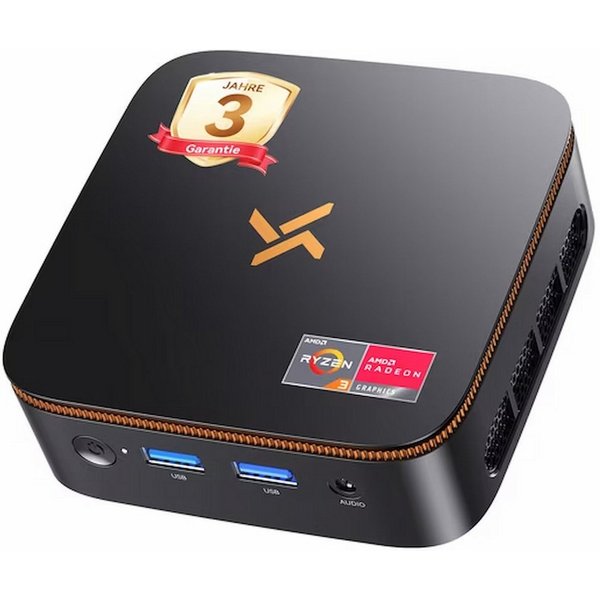 blackview Neuer Huidun H50 AMD Ryzen 3 desktop pc 16GB + 512GB Win 11 Pro Mini-PC (AMD AMD Ryzen 3, AMD Ryzen 3300U, 16 GB RAM, 512 GB SSD, 4C/4T, 4K UHD, HDMI 