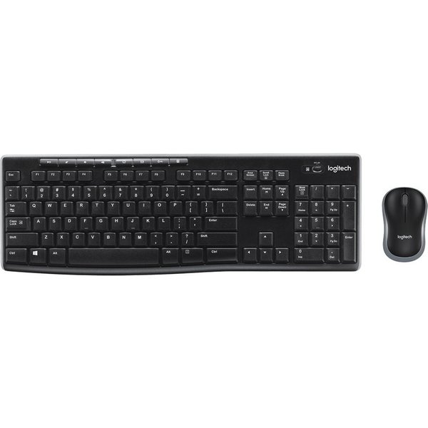 Logitech MK270 Wireless kabellos schwarz 920-004511 Tastatur- und Maus-Set