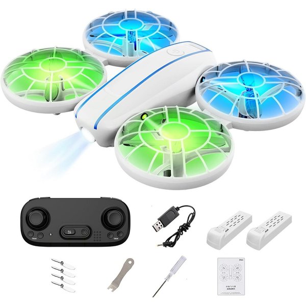 Vivitar RC-Drohne für Kinder und Anfänger mit Fernsteuerung, Mini-Quadcopter Spielzeug-Drohne (USB-C-Ladekabel und Ersatzpropellern, Einsteigerdrohne für den He