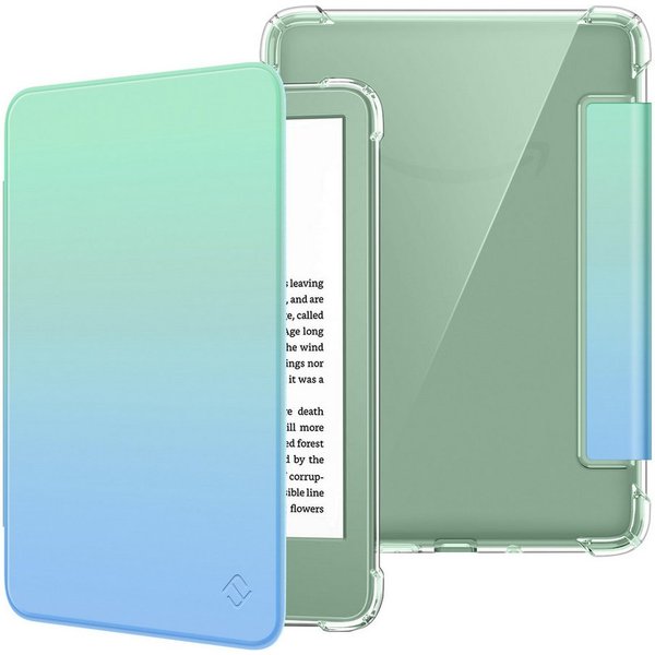 Fintie E-Reader-Hülle für 6" Kindle (11. Generation)–2024/2022, Clear Weich TPU Schutzhülle, mit Auto Sleep/Wake für 6 Zoll Kindle Basic 2024