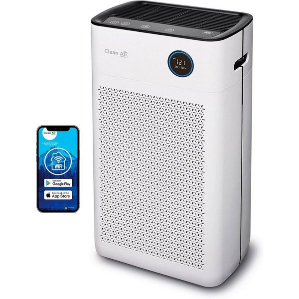Clean Air Optima Luftreiniger HEPA UV-C Ionisator - CA-509Pro SMART, für 90 m² Räume, Clean Air Optima® App