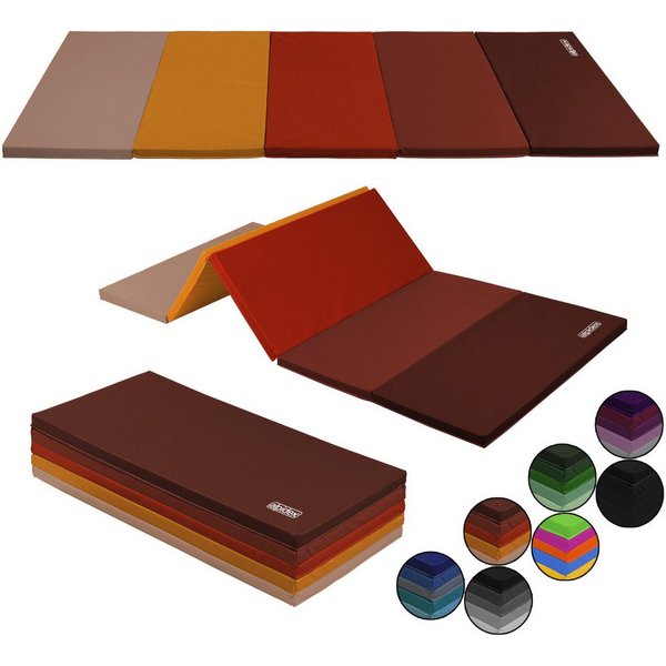 ALPIDEX Turnmatte ALPIDEX klappbare Turnmatte 185 x 78 x 3,2 cm RG 18