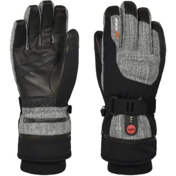 30seven Skihandschuhe beheizte Handschuhe, extra warm - grau 7,4V Set inkl. 2 Akkus & Doppelladegerät