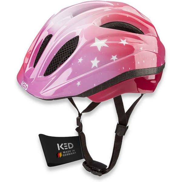 KED Fahrradhelm Meggy II Trend Kinderhelm, LED Rücklicht, MaxShell Technologie Und Präzise Größenverstellung