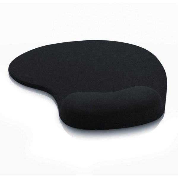 CSL Mauspad Office Gel Mousepad mit ergonomischer Handgelenkauflage (1-St), Office Gel Mousepad mit ergonomischer Handgelenkauflage,schwarz