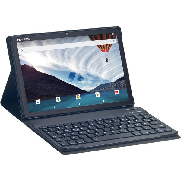 Acepad A151T Full-HD, LTE+WLAN Tablet mit Tastatur Tablet (10.1", 128 GB, Android, 4G (LTE), bis zu 18GB RAM, 10", FHD 1920x1200, Android 16, mit BT-Tastatur Fi