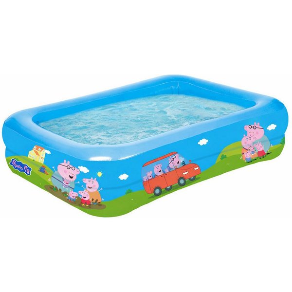 Happy People Planschbecken Family Pool Peppa Pig 200x150x50cm, Lizenzmotiv Peppa Pig