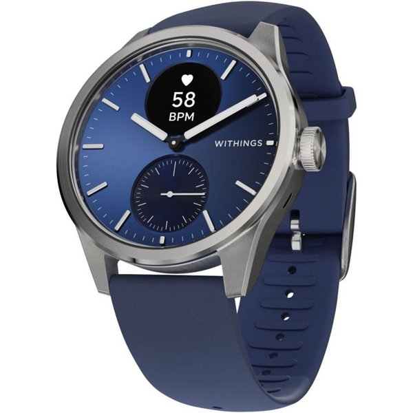 Withings ScanWatch 2 42mm, hybrid, Akku bis 35 Tage, 50 M Wasserdicht Smartwatch (HealthSense OS), Aktivitätstracking, Schlafüberwachung, Herzgesundheit, Temper